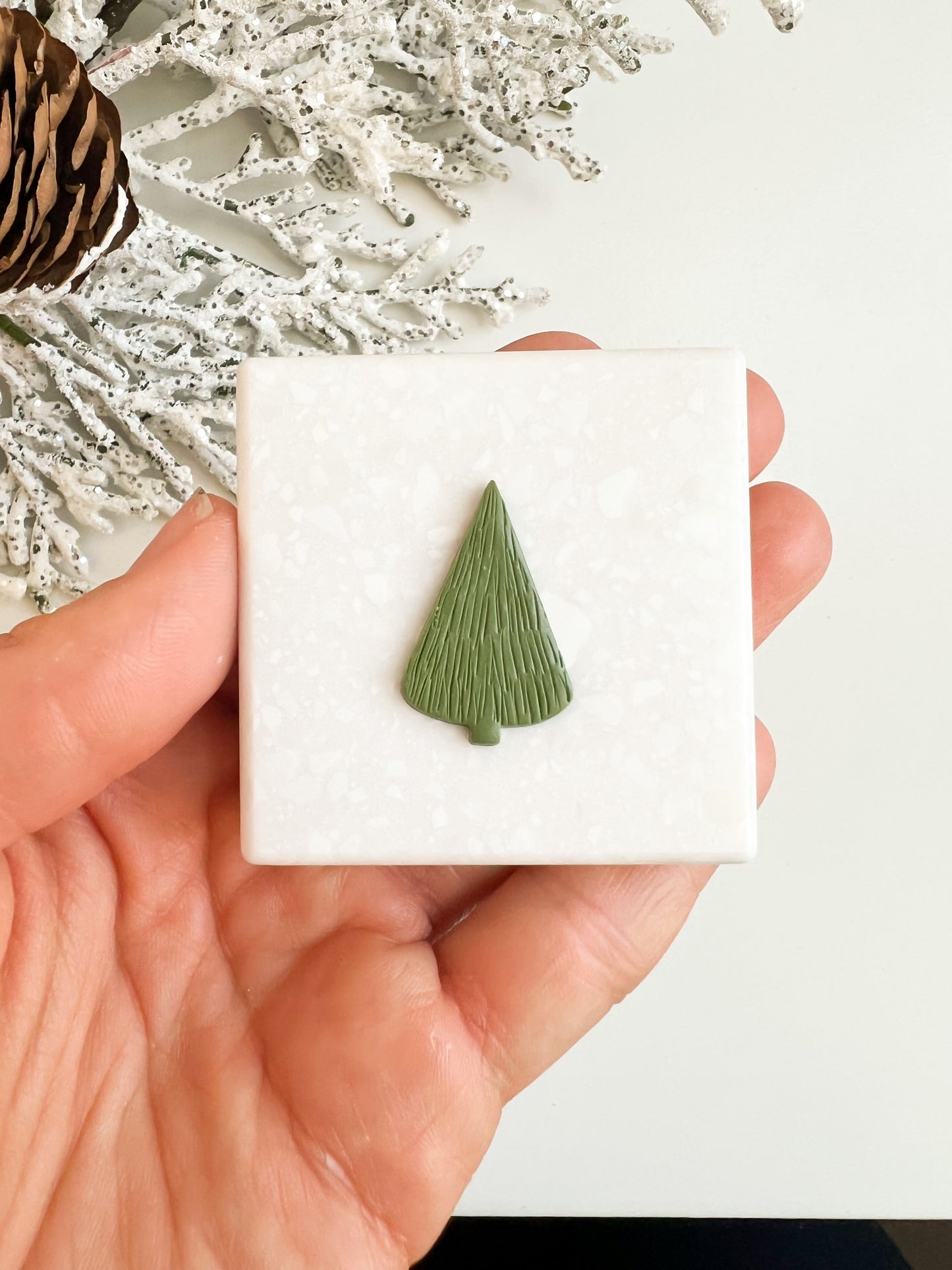 Tree No. 2 Clay Cutter | Christmas and Winter Polymer Clay Cutter for Jewelry and Holiday Crafts