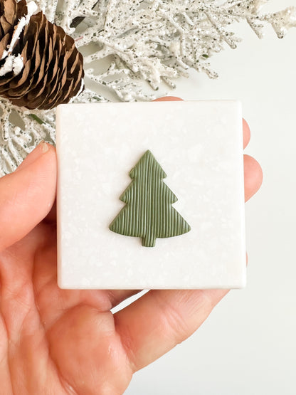 Tree No. 3 Clay Cutter | Winter Tree Polymer Clay Cutter for DIY Earrings and Holiday Baking
