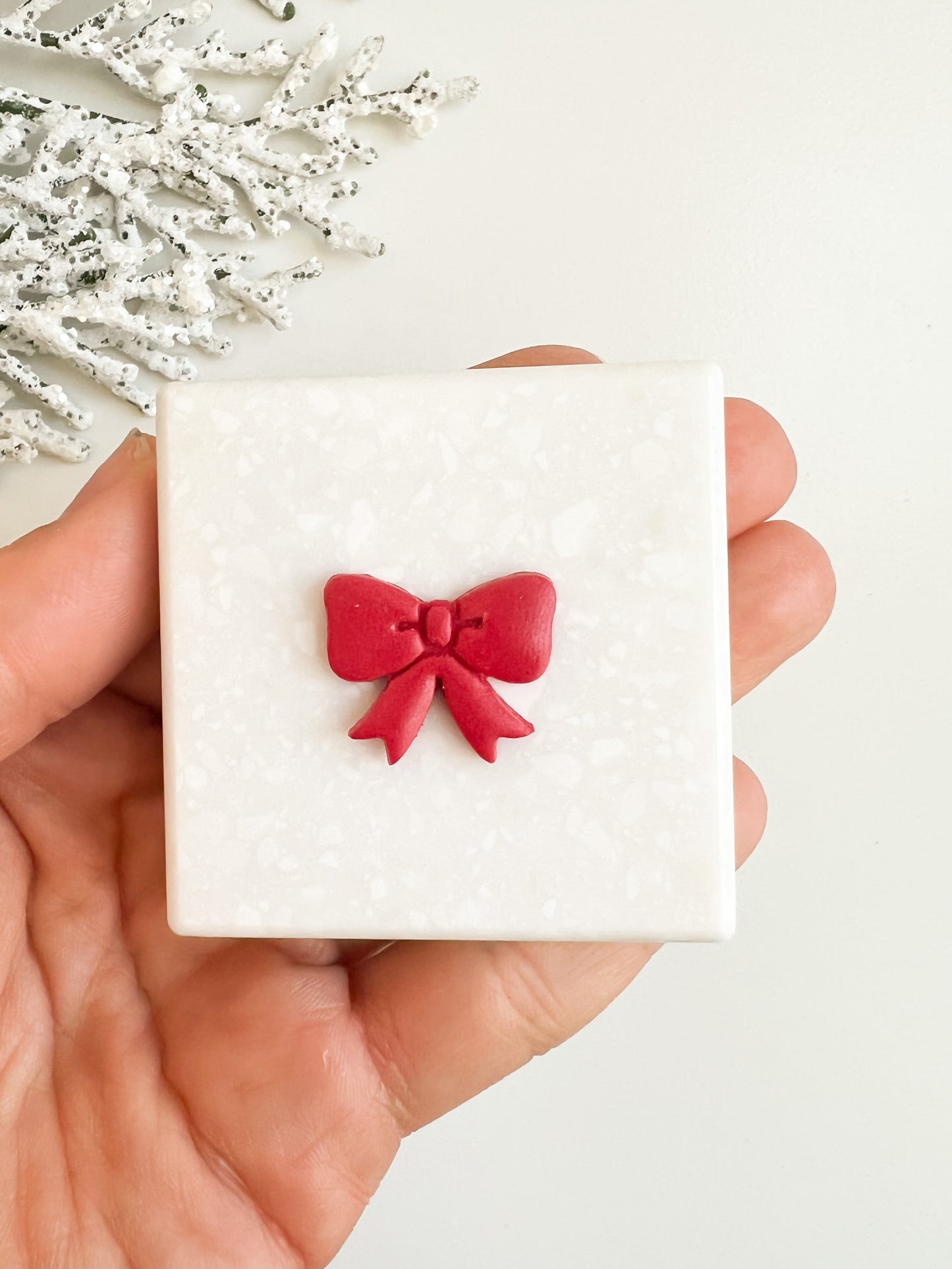 Christmas Bow Clay Cutter | Christmas Bow Polymer Clay Cutter for DIY Holiday Earrings Festive Jewelry and Elegant Christmas Accessories