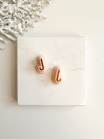 Candy Cane Clay Cutter | Candy Cane Polymer Clay Cutter for DIY Holiday Earrings Festive Jewelry and Handmade Christmas Accessories