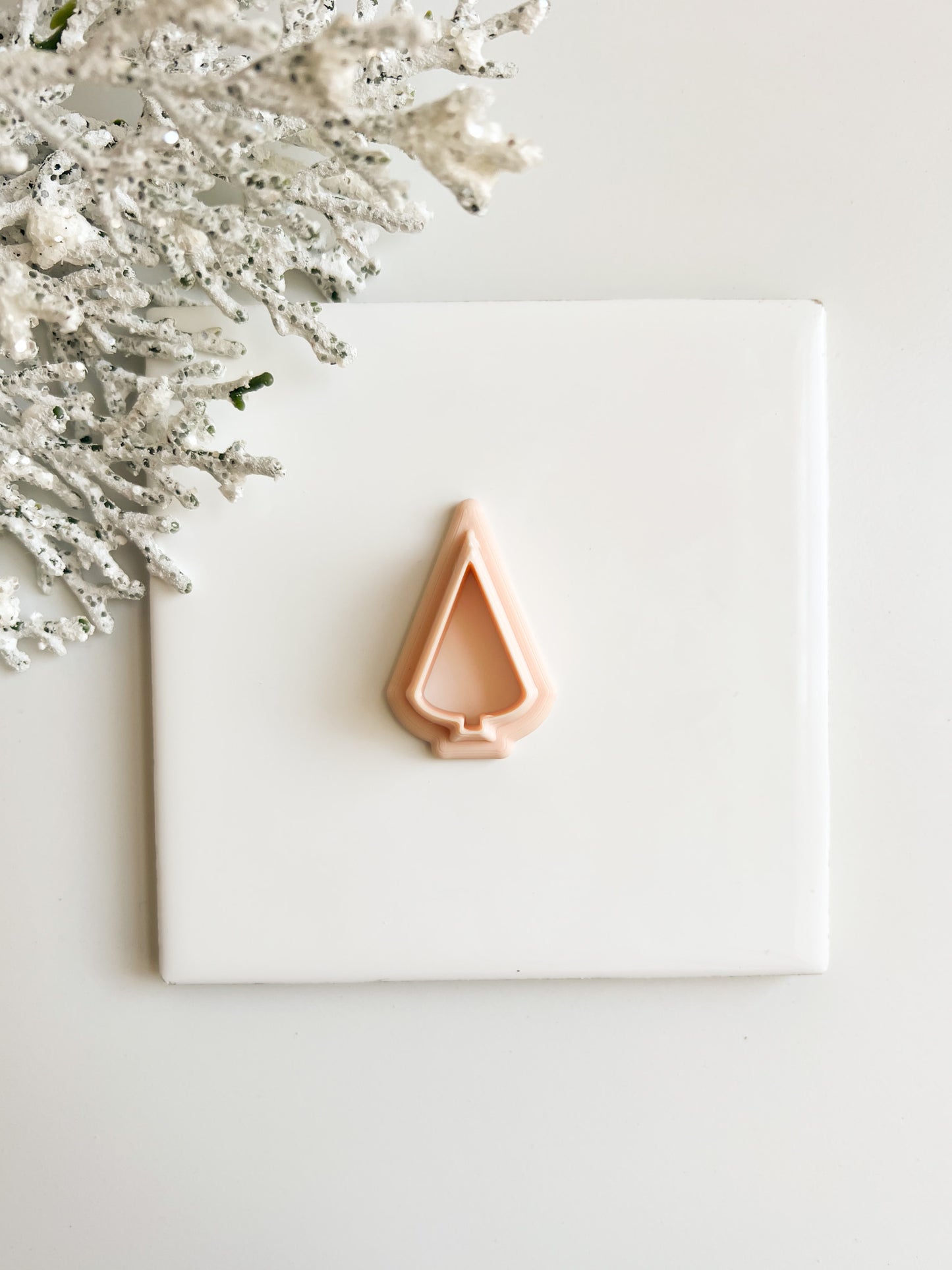 Tree No. 2 Clay Cutter | Christmas and Winter Polymer Clay Cutter for Jewelry and Holiday Crafts
