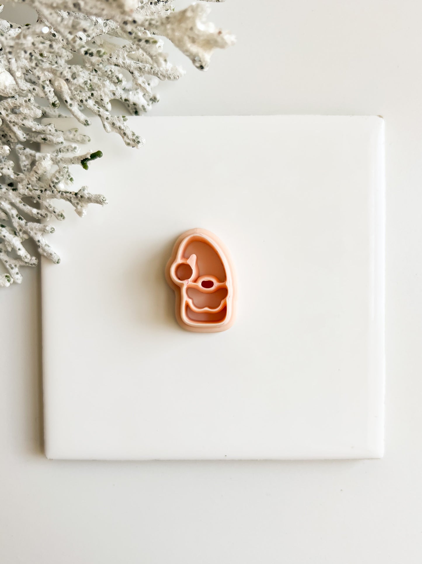 Gnome No. 1 Clay Cutter | Gnome Polymer Clay Cutter for DIY Earrings Garden Gnome-Themed Crafts and Handmade Jewelry