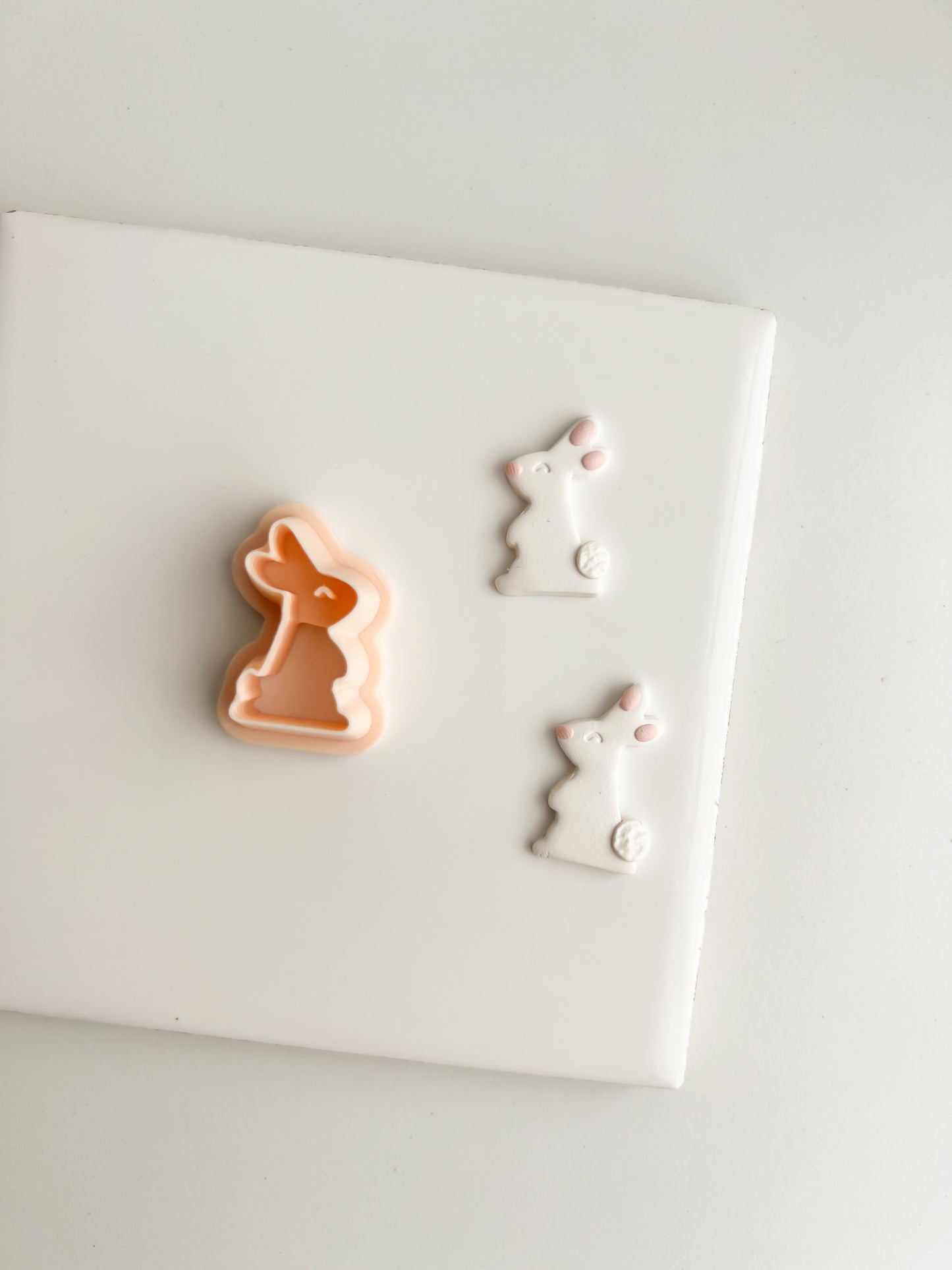 Standing Bunny No. 2 Clay Cutter | Standing Bunny No. 2 Polymer Clay Cutter for DIY Spring Earrings Bunny-Themed Jewelry and Handmade Cute Accessories