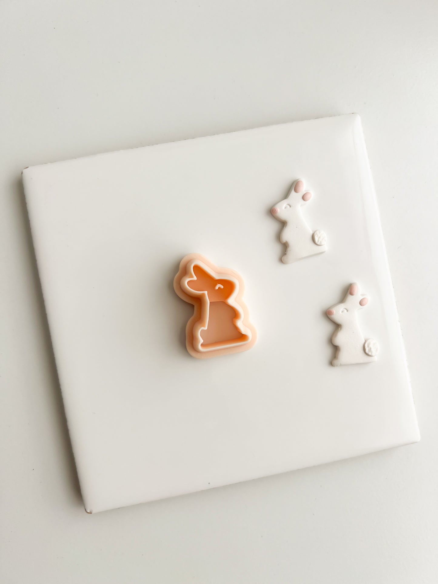 Standing Bunny No. 2 Clay Cutter | Standing Bunny No. 2 Polymer Clay Cutter for DIY Spring Earrings Bunny-Themed Jewelry and Handmade Cute Accessories
