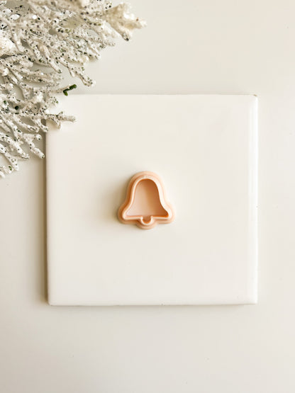 Christmas Bell Clay Cutter | Christmas Bell Polymer Clay Cutter for DIY Holiday Earrings Festive Jewelry and Handmade Seasonal Crafts