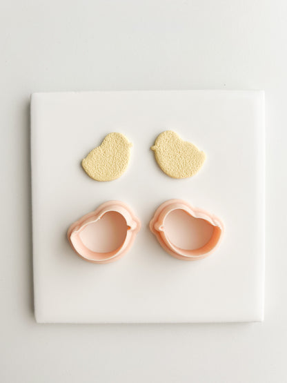 Baby Chick Outline Clay Cutter | Baby Chick Outline Polymer Clay Cutter for DIY Easter Earrings Spring-Themed Jewelry and Handmade Cute Accessories