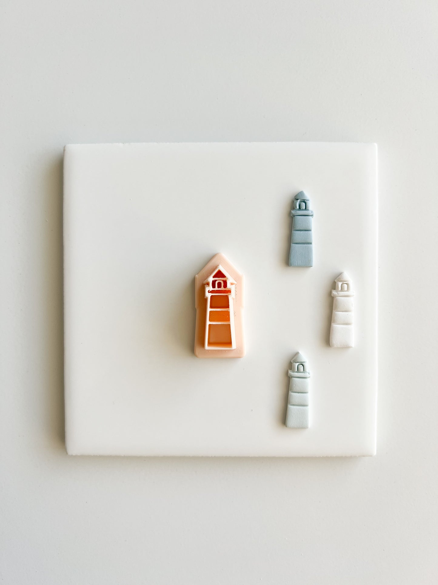 Lighthouse Clay Cutter | Lighthouse Polymer Clay Cutter for DIY Coastal Earrings Nautical Jewelry and Handmade Ocean Accessories