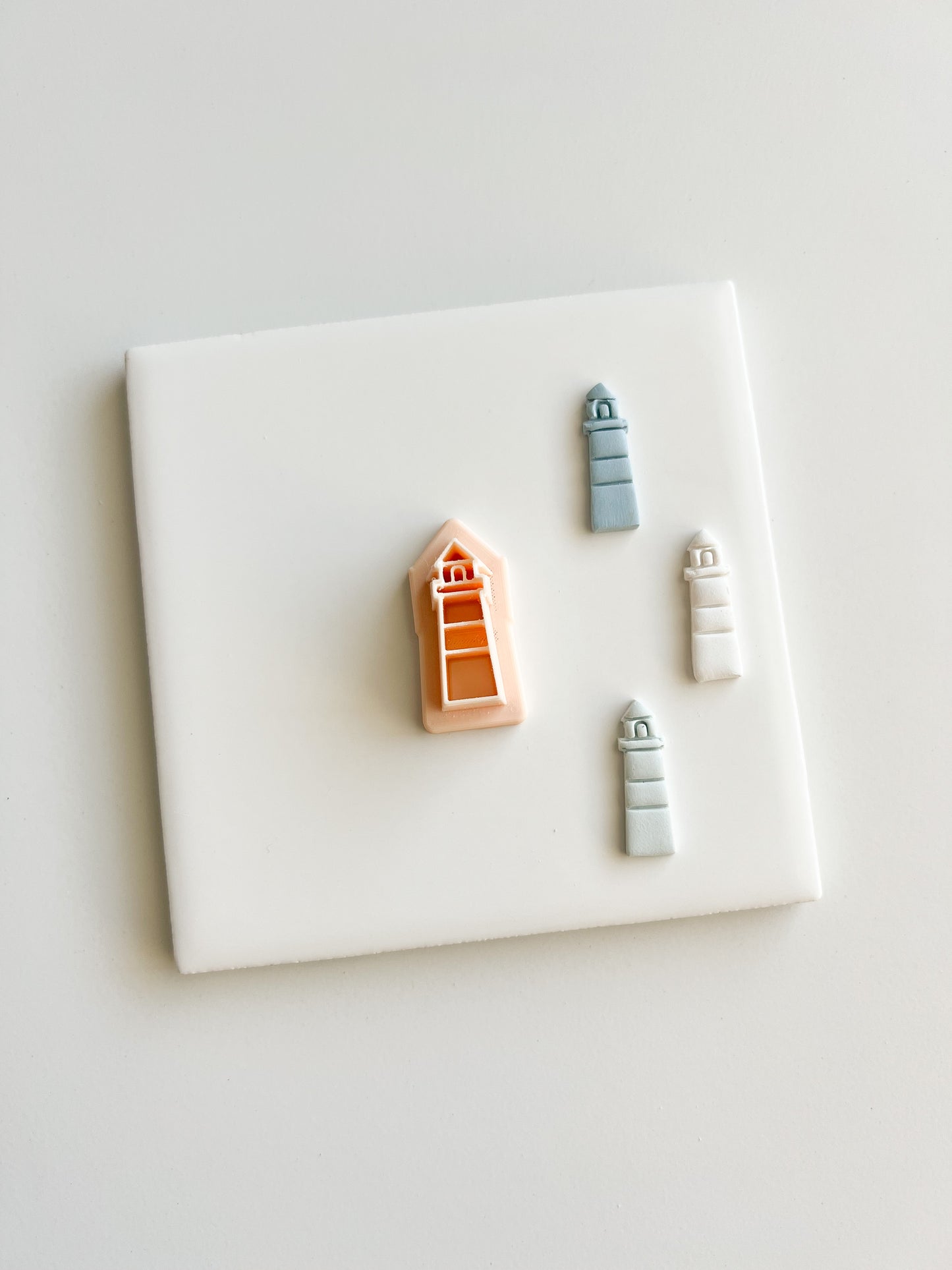 Lighthouse Clay Cutter | Lighthouse Polymer Clay Cutter for DIY Coastal Earrings Nautical Jewelry and Handmade Ocean Accessories