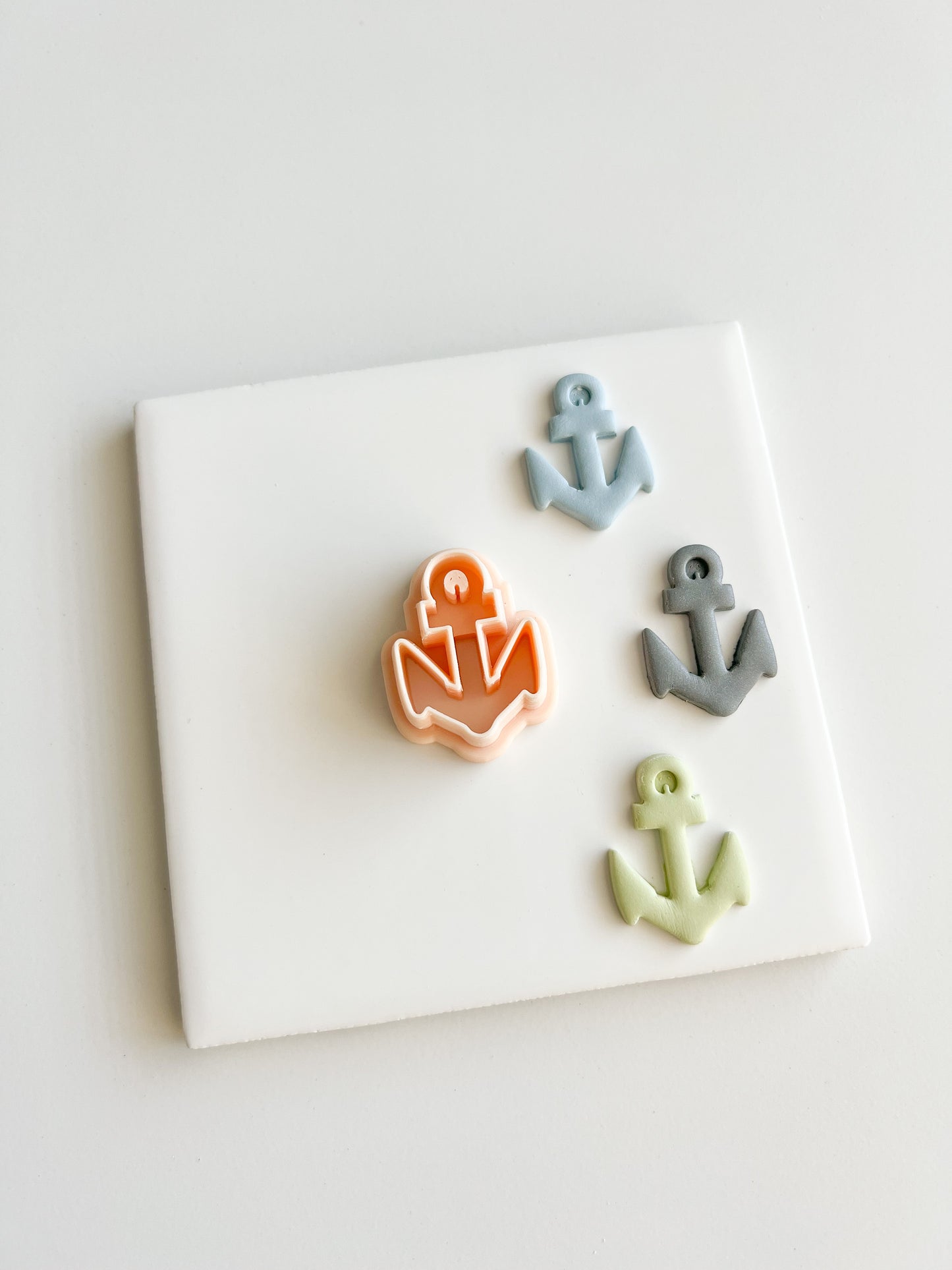 Anchor Clay Cutter | Anchor Polymer Clay Cutter for DIY Nautical Earrings Ocean-Themed Jewelry and Handmade Maritime Accessories