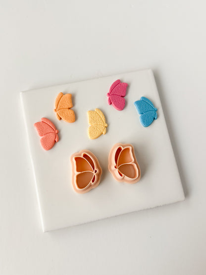 Butterfly Wings Clay Cutter | Butterfly Wings Polymer Clay Cutter for DIY Nature Earrings Fairy Jewelry and Handmade Botanical Accessories