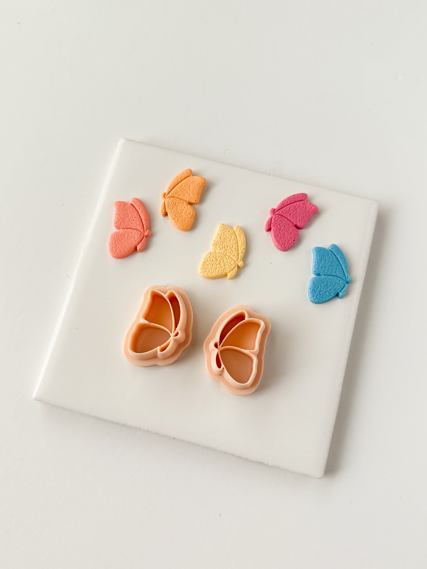 Butterfly Wings Clay Cutter | Butterfly Wings Polymer Clay Cutter for DIY Nature Earrings Fairy Jewelry and Handmade Botanical Accessories