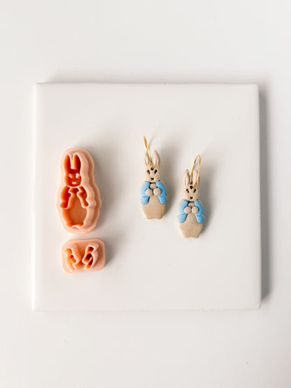 Peter Rabbit Clay Cutter | Peter Rabbit Polymer Clay Cutter for DIY Easter Earrings Storybook Jewelry and Handmade Children‚ Clay Cutter Accessories