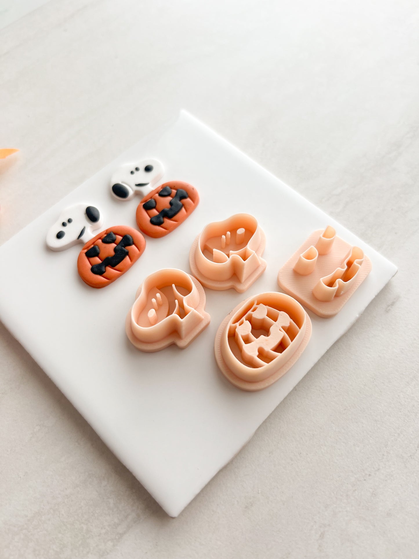 Snoopy Jack O Lantern Clay Cutter | Snoopy Jack O Lantern Polymer Clay Cutter for DIY Halloween Earrings Nostalgic Jewelry and Handmade Peanuts-Themed Accessories