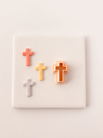 Cross No. 3 Clay Cutter | Cross No. 3 Polymer Clay Cutter for DIY Christian Earrings Religious Jewelry and Handmade Faith Accessories