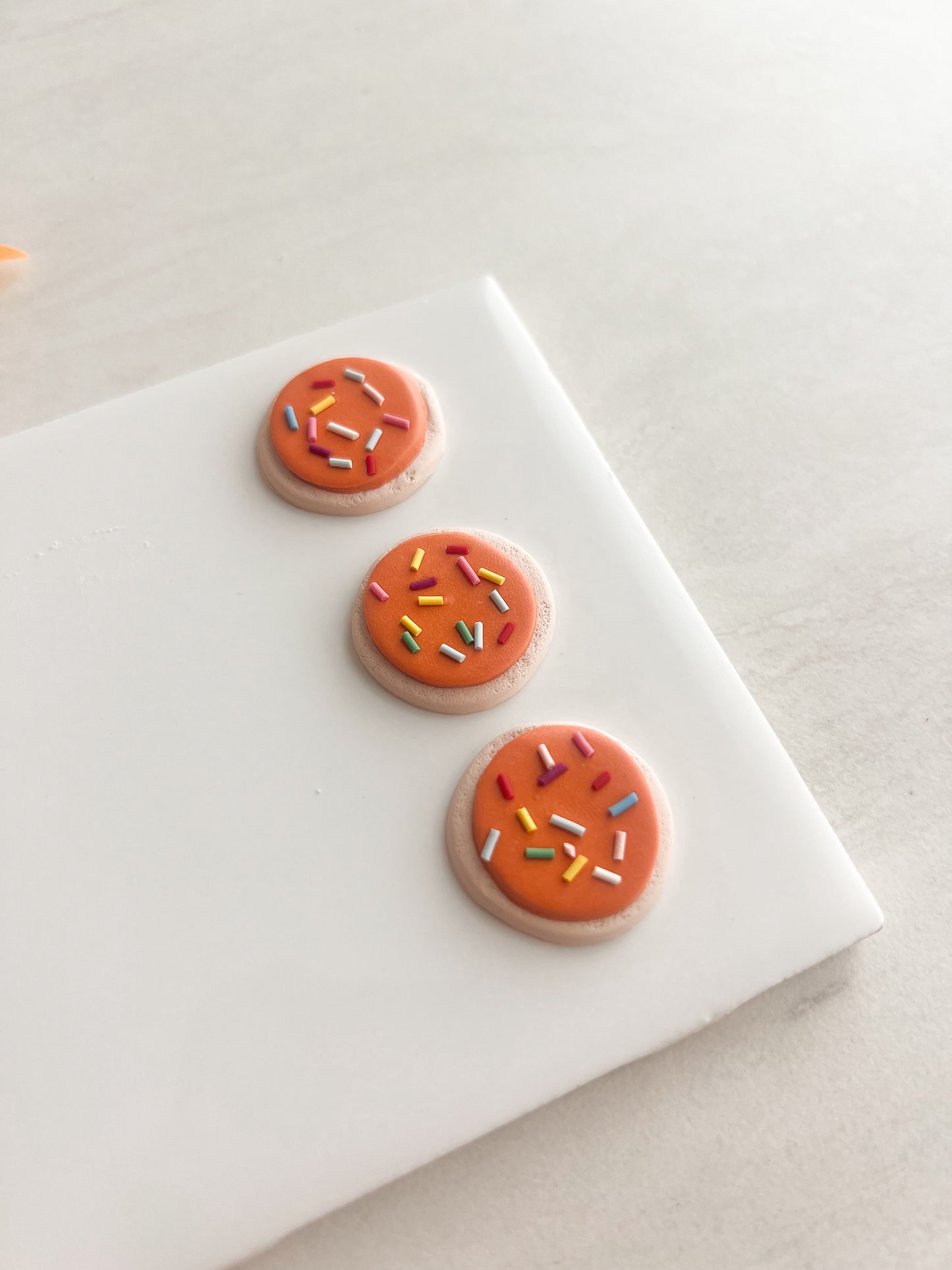 Halloween Cookie Frosted Clay Cutter | Halloween Cookie Frosted Polymer Clay Cutter for DIY Baking-Themed Earrings Cute Jewelry and Handmade Holiday Accessories