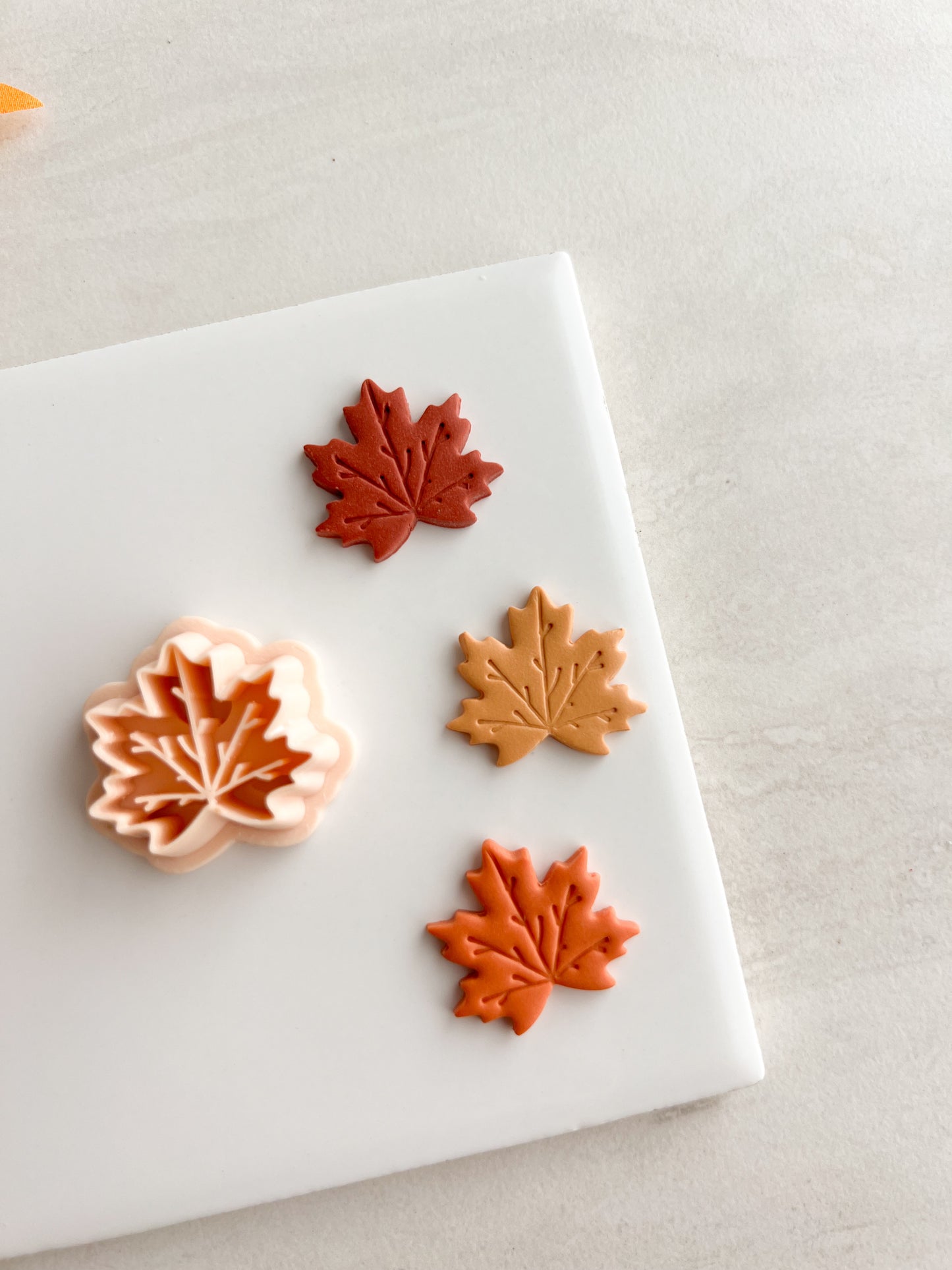 Maple Leaf No. 6 Clay Cutter | Maple Leaf No. 6 Polymer Clay Cutter for DIY Thanksgiving Earrings Rustic Jewelry and Handmade Autumn Accessories