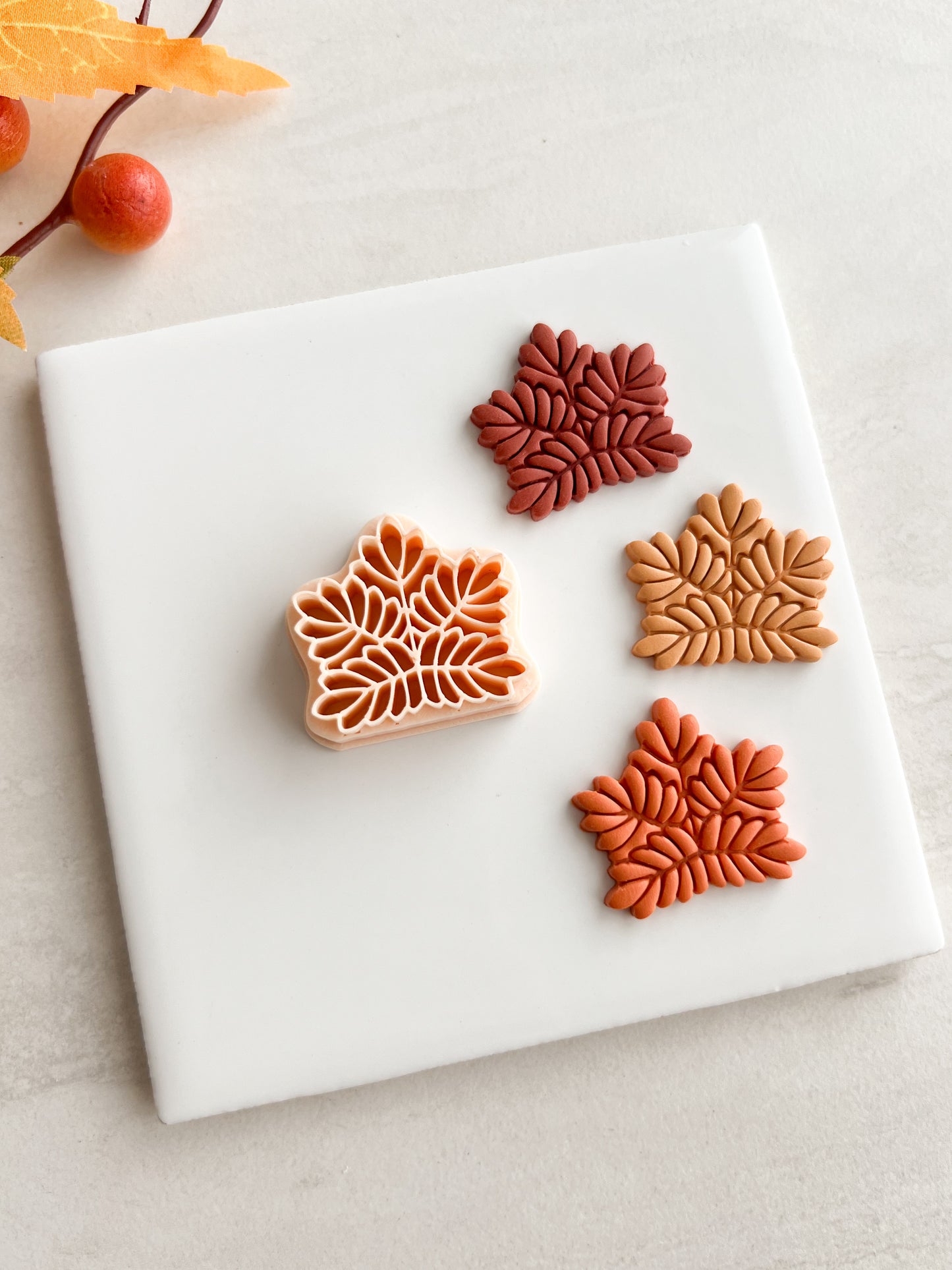 Intricate Maple Leaf Clay Cutter | Intricate Maple Leaf Polymer Clay Cutter for DIY Elegant Fall Earrings Nature Jewelry and Handmade Autumn Accessories