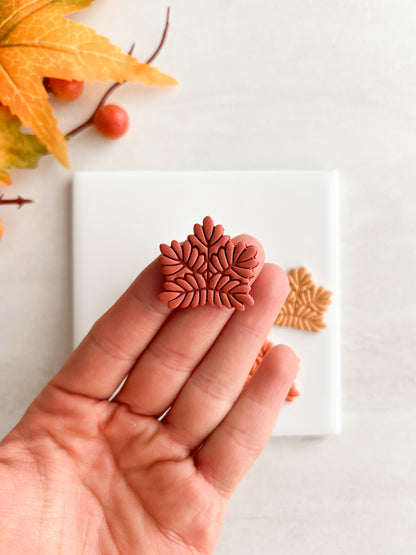 Intricate Maple Leaf Clay Cutter | Intricate Maple Leaf Polymer Clay Cutter for DIY Elegant Fall Earrings Nature Jewelry and Handmade Autumn Accessories