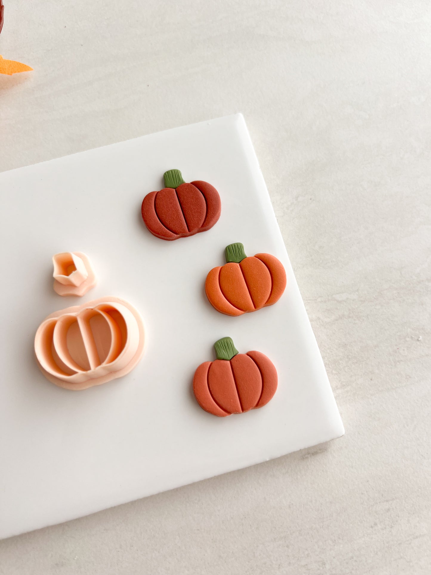 Pumpkin No. 5 Clay Cutter | Pumpkin No. 5 Polymer Clay Cutter for DIY Halloween Earrings Cute Fall Jewelry and Handmade Seasonal Accessories