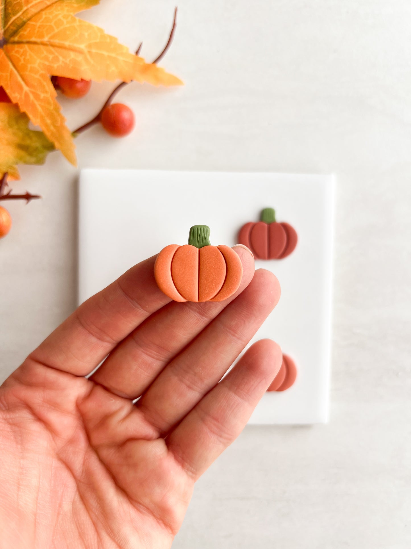 Pumpkin No. 5 Clay Cutter | Pumpkin No. 5 Polymer Clay Cutter for DIY Halloween Earrings Cute Fall Jewelry and Handmade Seasonal Accessories
