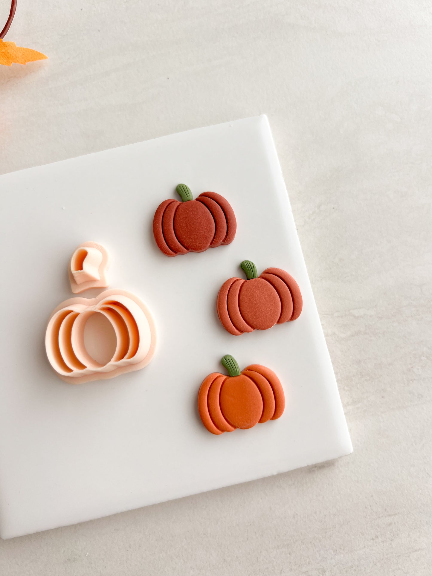 Pumpkin No. 12 Clay Cutter | Pumpkin No. 12 Polymer Clay Cutter for DIY Autumn Earrings Rustic Jewelry and Handmade Fall Accessories