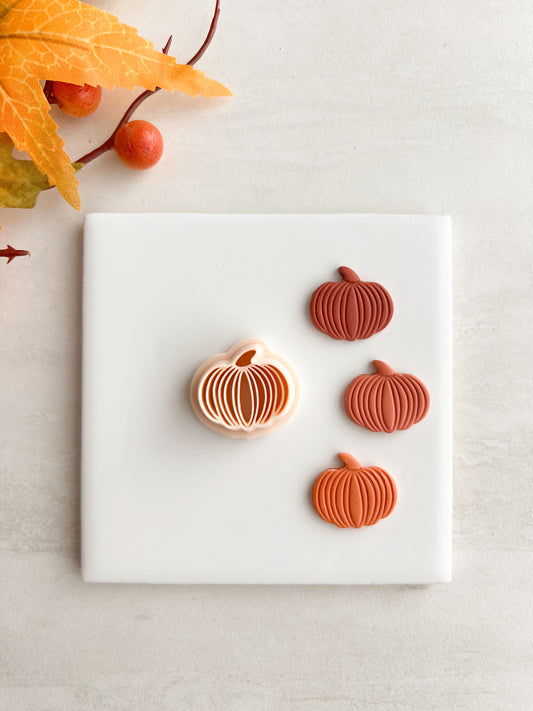 Pumpkin No. 13 Clay Cutter | Pumpkin No. 13 Polymer Clay Cutter for DIY Halloween Earrings Spooky Jewelry and Handmade Festive Accessories