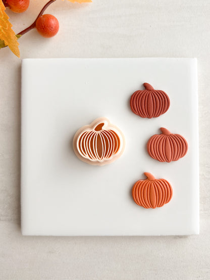 Pumpkin No. 13 Clay Cutter | Pumpkin No. 13 Polymer Clay Cutter for DIY Halloween Earrings Spooky Jewelry and Handmade Festive Accessories