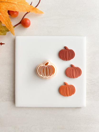 Pumpkin No. 13 Clay Cutter | Pumpkin No. 13 Polymer Clay Cutter for DIY Halloween Earrings Spooky Jewelry and Handmade Festive Accessories
