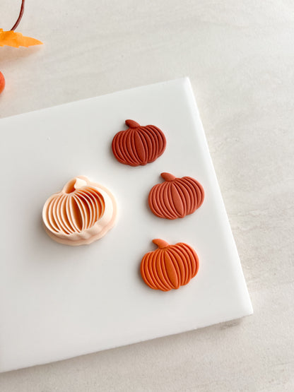 Pumpkin No. 13 Clay Cutter | Pumpkin No. 13 Polymer Clay Cutter for DIY Halloween Earrings Spooky Jewelry and Handmade Festive Accessories