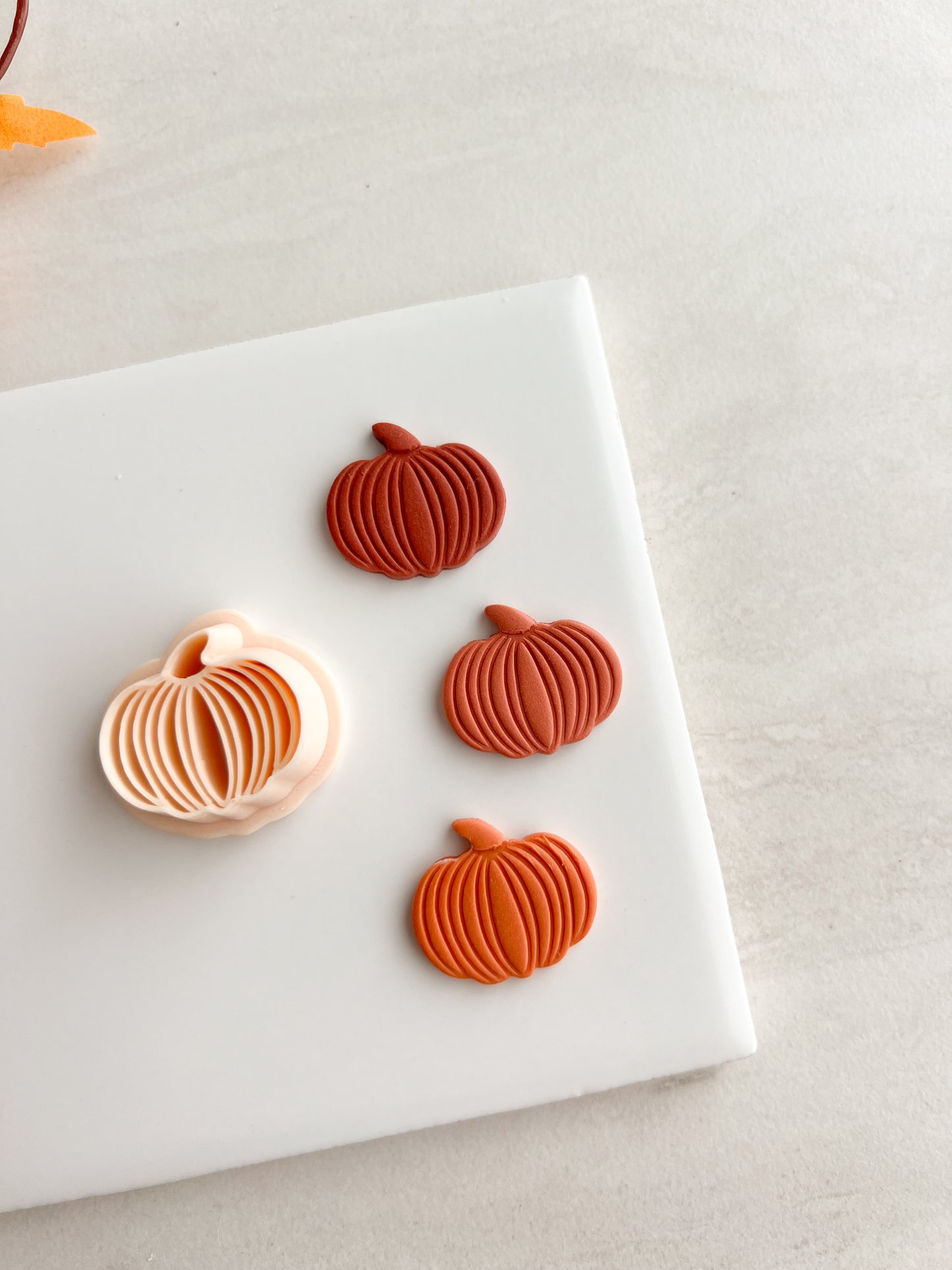 Pumpkin No. 13 Clay Cutter | Pumpkin No. 13 Polymer Clay Cutter for DIY Halloween Earrings Spooky Jewelry and Handmade Festive Accessories