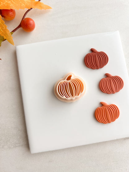 Pumpkin No. 13 Clay Cutter | Pumpkin No. 13 Polymer Clay Cutter for DIY Halloween Earrings Spooky Jewelry and Handmade Festive Accessories