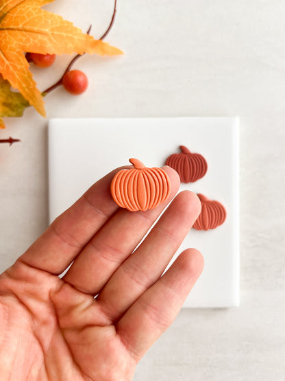 Pumpkin No. 13 Clay Cutter | Pumpkin No. 13 Polymer Clay Cutter for DIY Halloween Earrings Spooky Jewelry and Handmade Festive Accessories