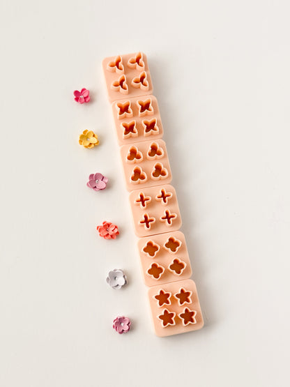 Petal Cluster Clay Cutter Set | Petal Cluster Polymer Clay Cutter Set for DIY Floral Earrings Botanical Jewelry and Handmade Garden Accessories