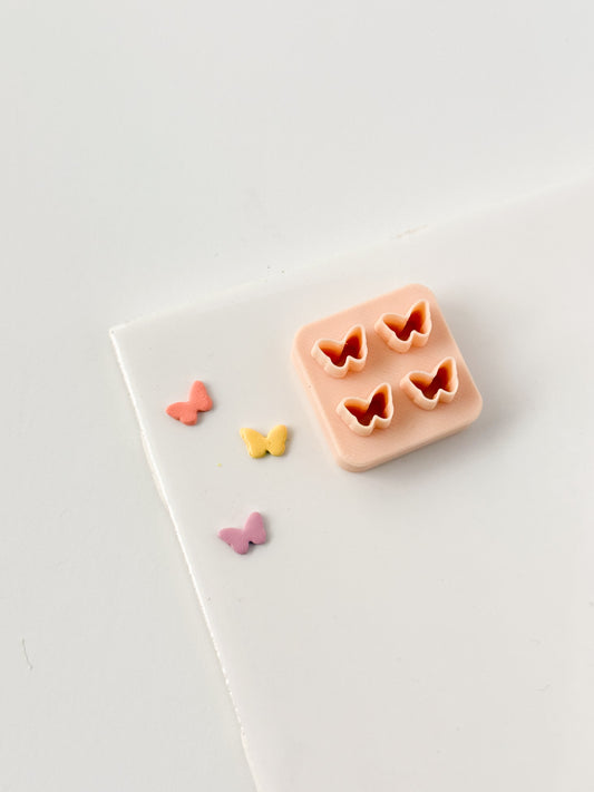 Butterfly Micro Cluster Clay Cutter | Butterfly Micro Cluster Polymer Clay Cutter for DIY Nature Earrings Fairy-Themed Jewelry and Handmade Spring Accessories
