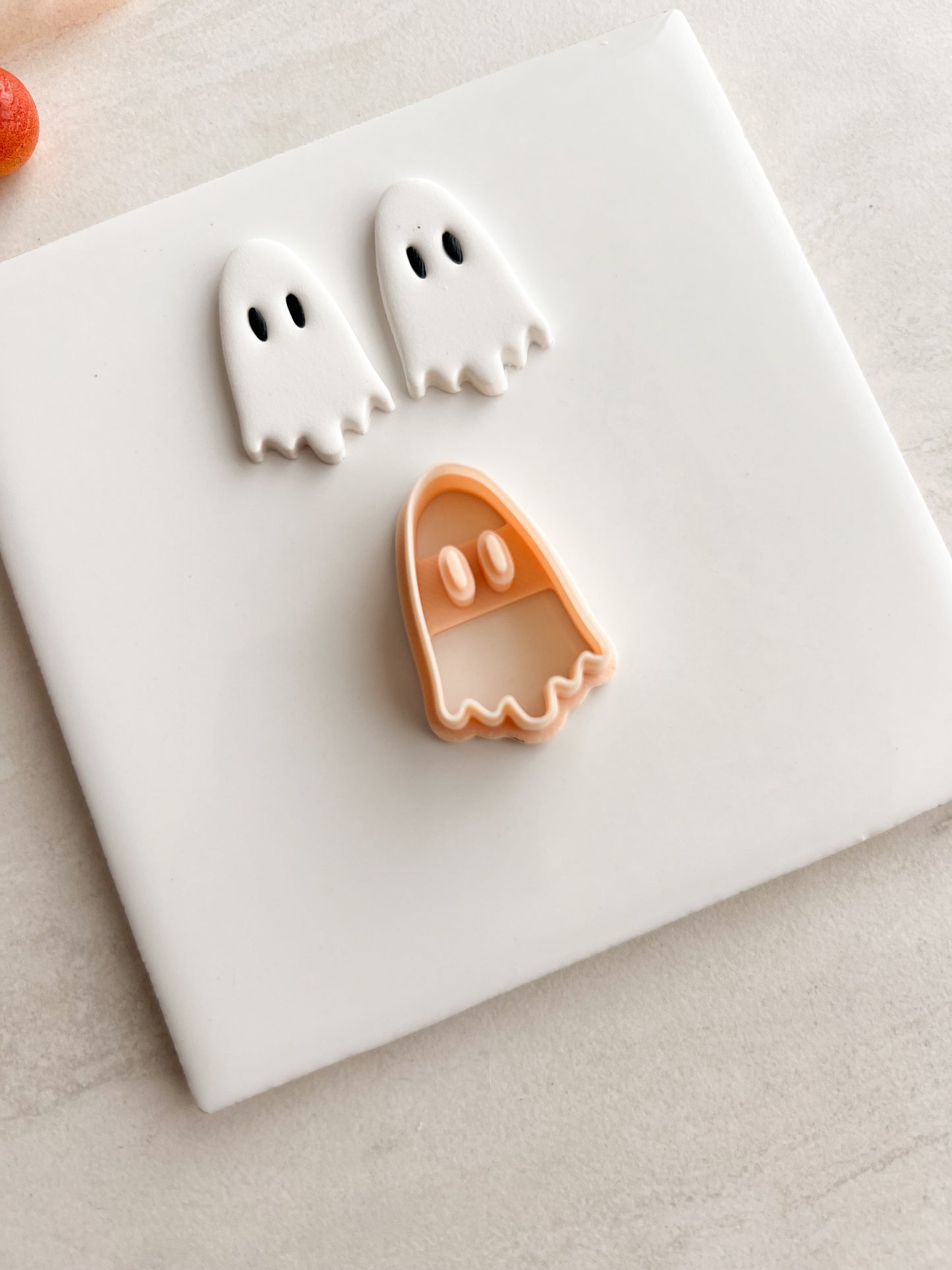 Ghost No. 15 Clay Cutter | Ghost No. 15 Polymer Clay Cutter for DIY Halloween Earrings Spooky-Themed Jewelry and Handmade Haunted Accessories