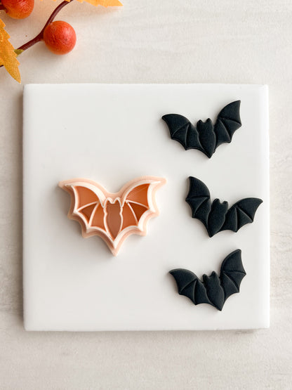 Bat No. 4 Clay Cutter | Bat No. 4 Polymer Clay Cutter for DIY Halloween Earrings Animal-Themed Jewelry and Handmade Cute Accessories