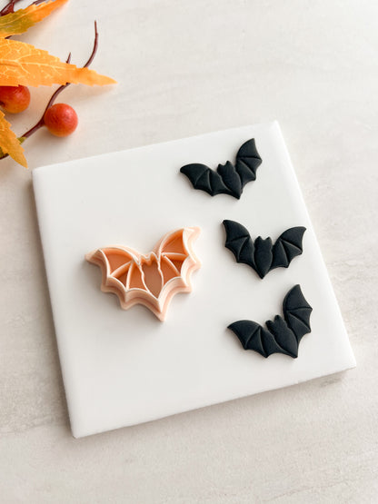 Bat No. 4 Clay Cutter | Bat No. 4 Polymer Clay Cutter for DIY Halloween Earrings Animal-Themed Jewelry and Handmade Cute Accessories