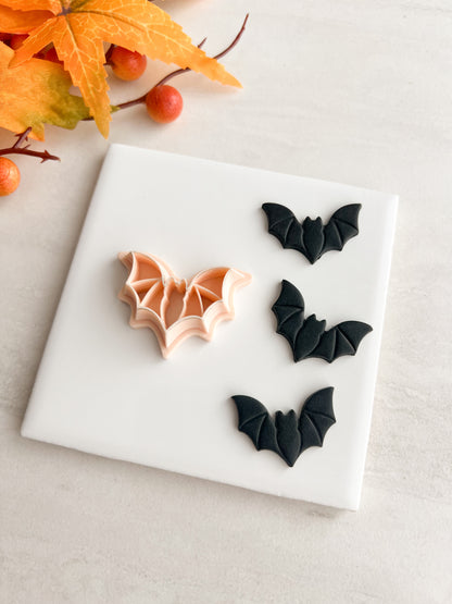 Bat No. 4 Clay Cutter | Bat No. 4 Polymer Clay Cutter for DIY Halloween Earrings Animal-Themed Jewelry and Handmade Cute Accessories