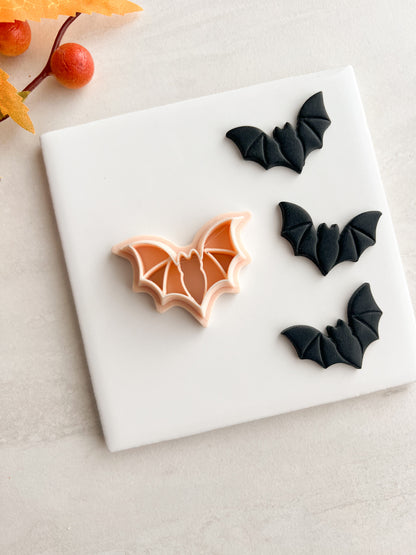 Bat No. 4 Clay Cutter | Bat No. 4 Polymer Clay Cutter for DIY Halloween Earrings Animal-Themed Jewelry and Handmade Cute Accessories