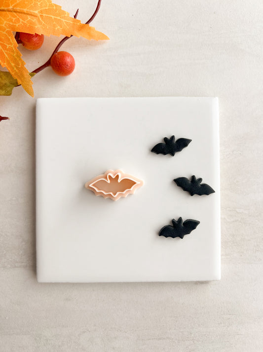 Bat No. 5 Clay Cutter | Bat No. 5 Polymer Clay Cutter for DIY Halloween Earrings Spooky-Themed Jewelry and Handmade Cute Accessories