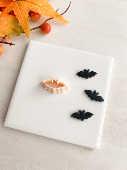 Bat No. 5 Clay Cutter | Bat No. 5 Polymer Clay Cutter for DIY Halloween Earrings Spooky-Themed Jewelry and Handmade Cute Accessories