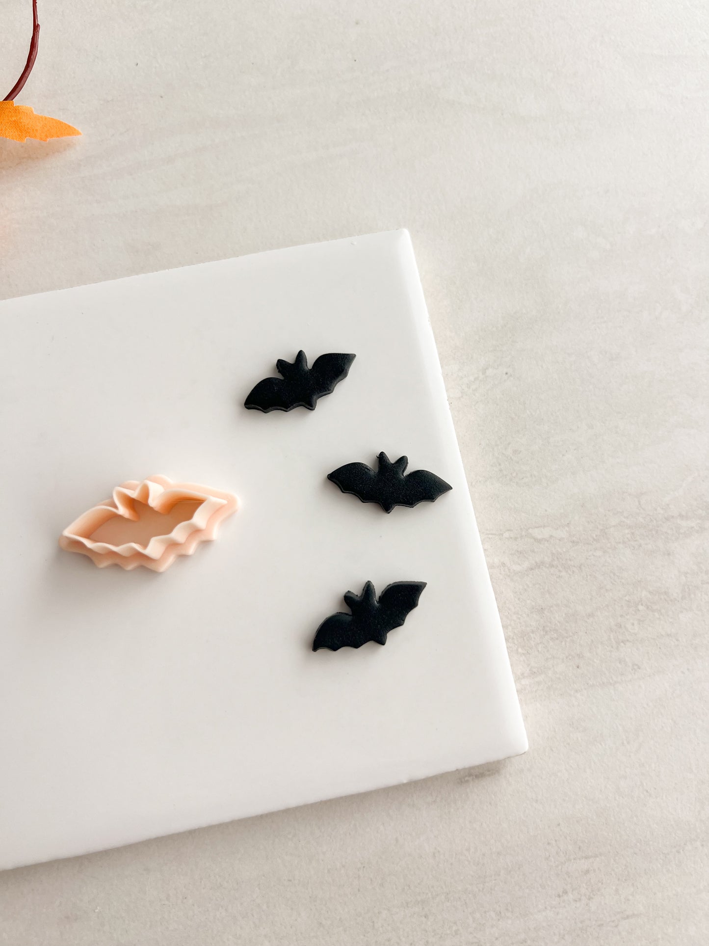 Bat No. 5 Clay Cutter | Bat No. 5 Polymer Clay Cutter for DIY Halloween Earrings Spooky-Themed Jewelry and Handmade Cute Accessories