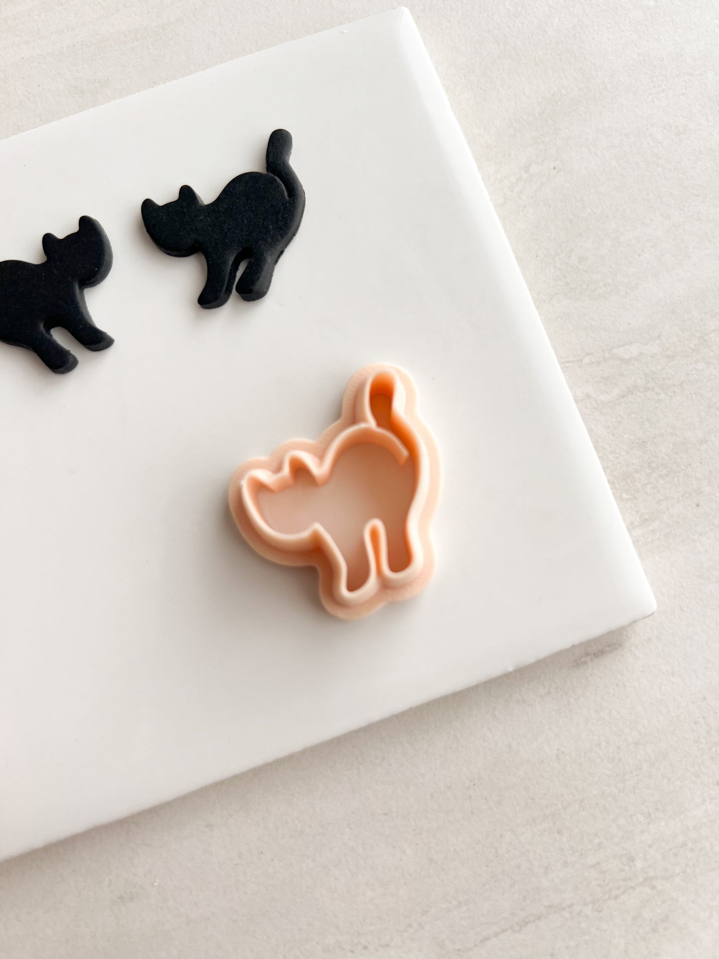 Cat No. 5 Clay Cutter | Cat No. 5 Polymer Clay Cutter for DIY Pet Earrings Animal-Themed Jewelry and Handmade Cute Accessories