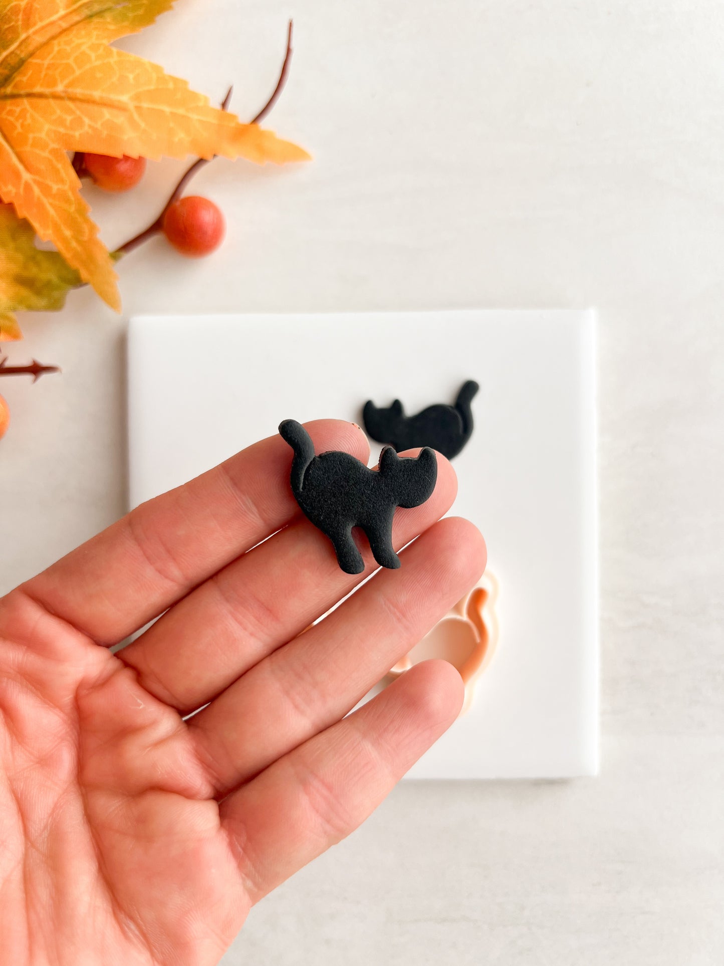 Cat No. 5 Clay Cutter | Cat No. 5 Polymer Clay Cutter for DIY Pet Earrings Animal-Themed Jewelry and Handmade Cute Accessories