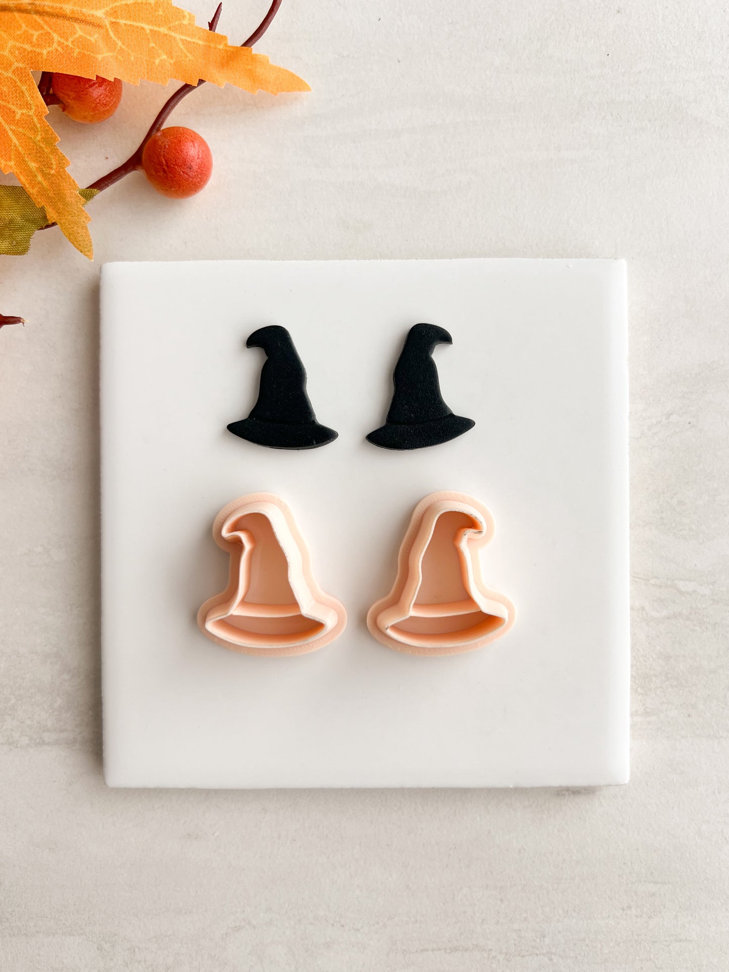 Wizard Hat No. 2 Clay Cutter | Wizard Hat No. 2 Polymer Clay Cutter for DIY Fantasy Earrings Magic Jewelry and Handmade Harry Potter-Themed Accessories