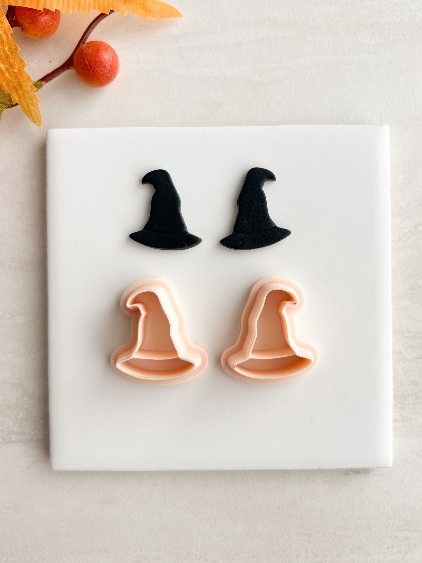 Wizard Hat No. 2 Clay Cutter | Wizard Hat No. 2 Polymer Clay Cutter for DIY Fantasy Earrings Magic Jewelry and Handmade Harry Potter-Themed Accessories
