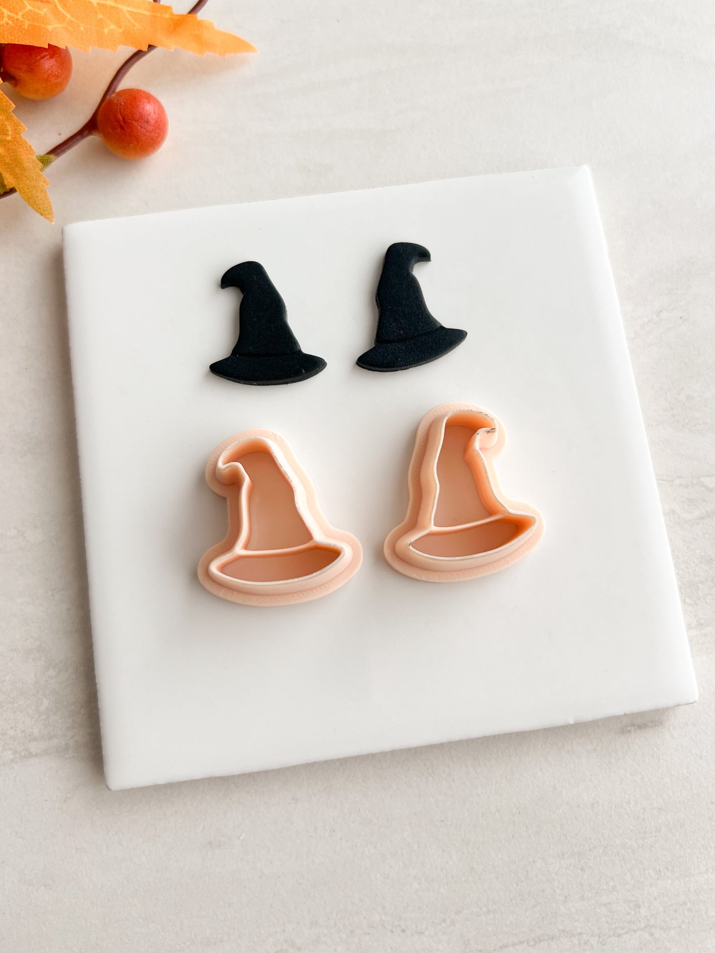 Wizard Hat No. 2 Clay Cutter | Wizard Hat No. 2 Polymer Clay Cutter for DIY Fantasy Earrings Magic Jewelry and Handmade Harry Potter-Themed Accessories