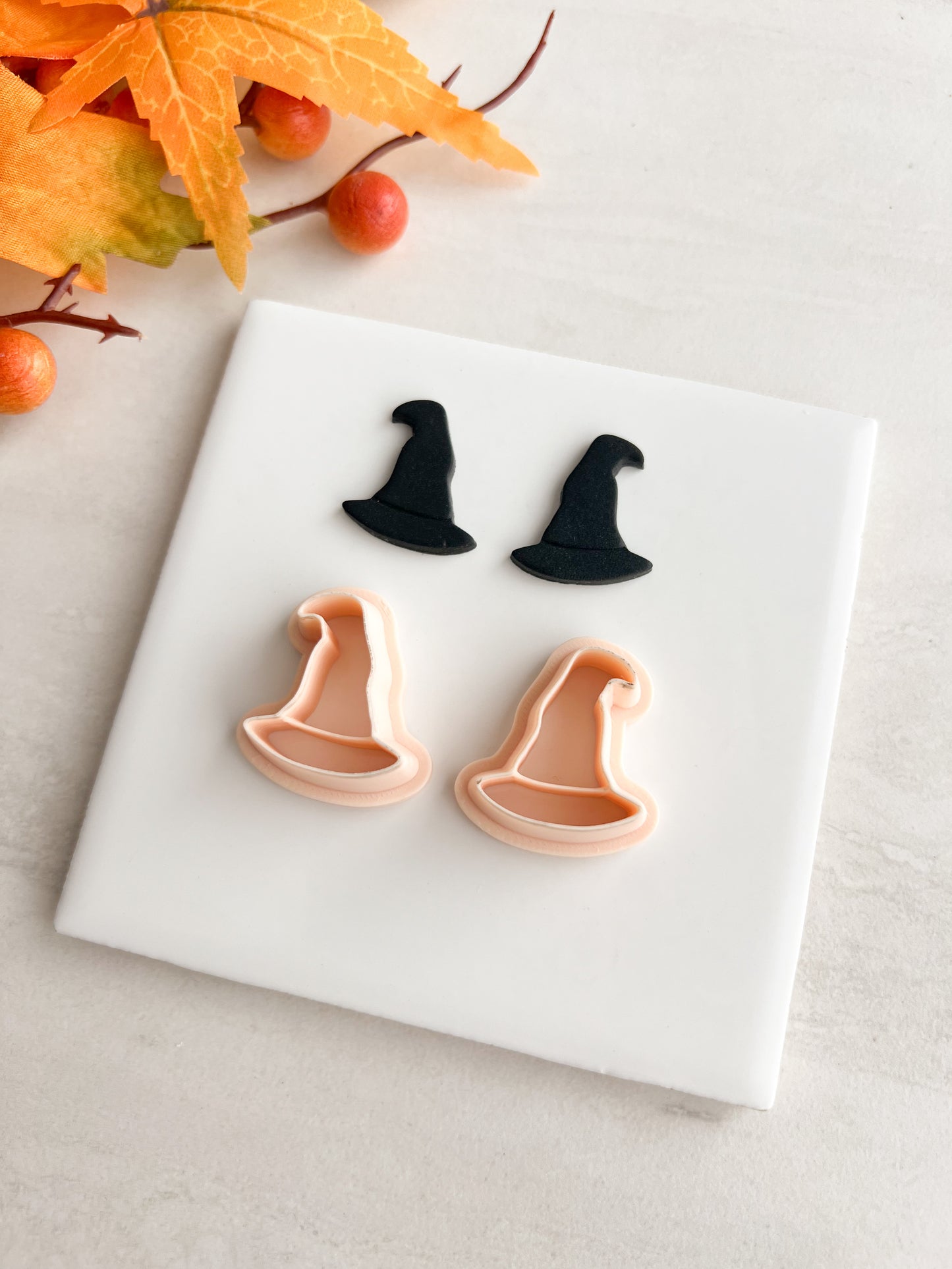 Wizard Hat No. 2 Clay Cutter | Wizard Hat No. 2 Polymer Clay Cutter for DIY Fantasy Earrings Magic Jewelry and Handmade Harry Potter-Themed Accessories