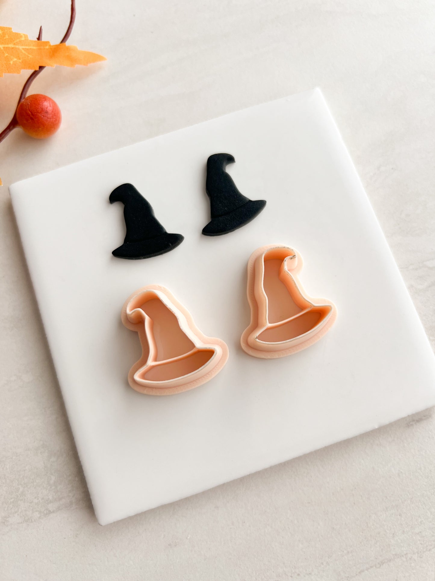 Wizard Hat No. 2 Clay Cutter | Wizard Hat No. 2 Polymer Clay Cutter for DIY Fantasy Earrings Magic Jewelry and Handmade Harry Potter-Themed Accessories