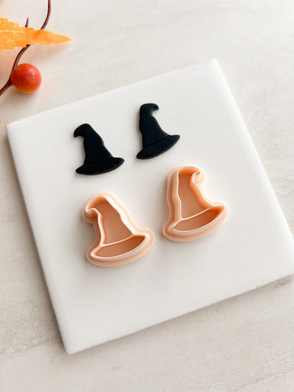 Wizard Hat No. 2 Clay Cutter | Wizard Hat No. 2 Polymer Clay Cutter for DIY Fantasy Earrings Magic Jewelry and Handmade Harry Potter-Themed Accessories